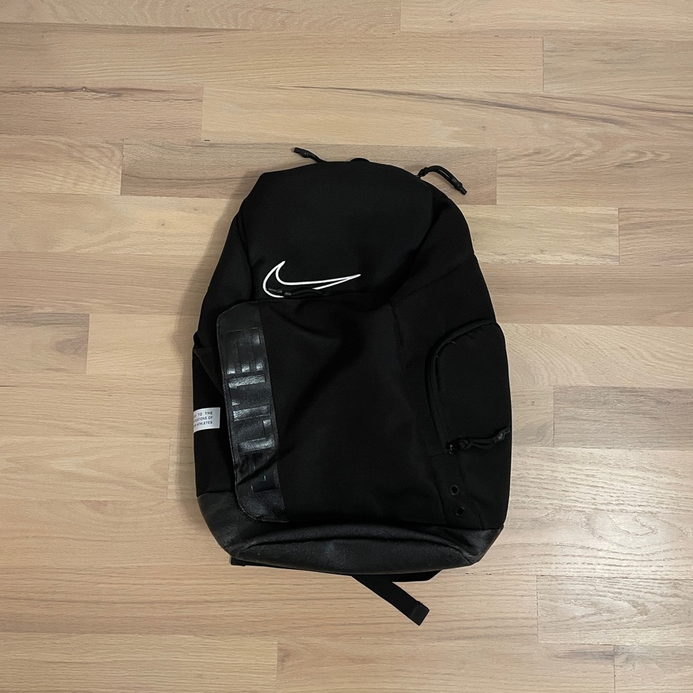 Nike Black/White Elite Pro Basketball Backpack